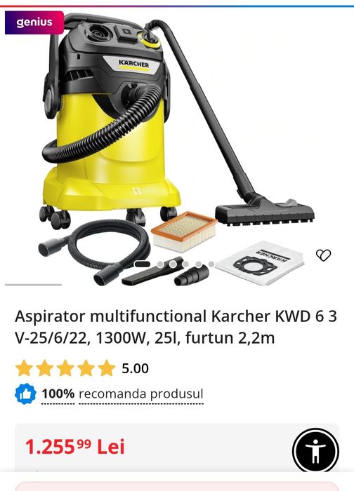 Karcher industrial nou WD6P