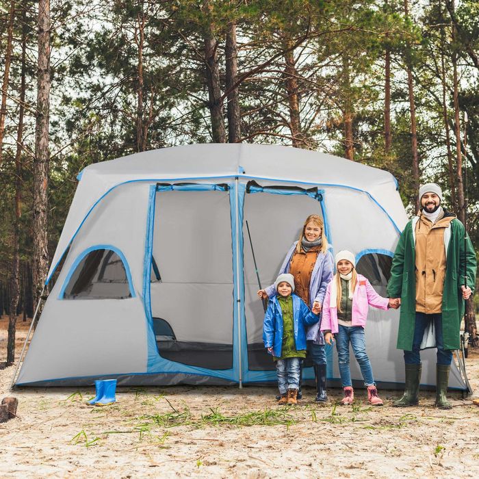 Cort Camping  4-8 persoane, 400x 240x210cm , Outsunny