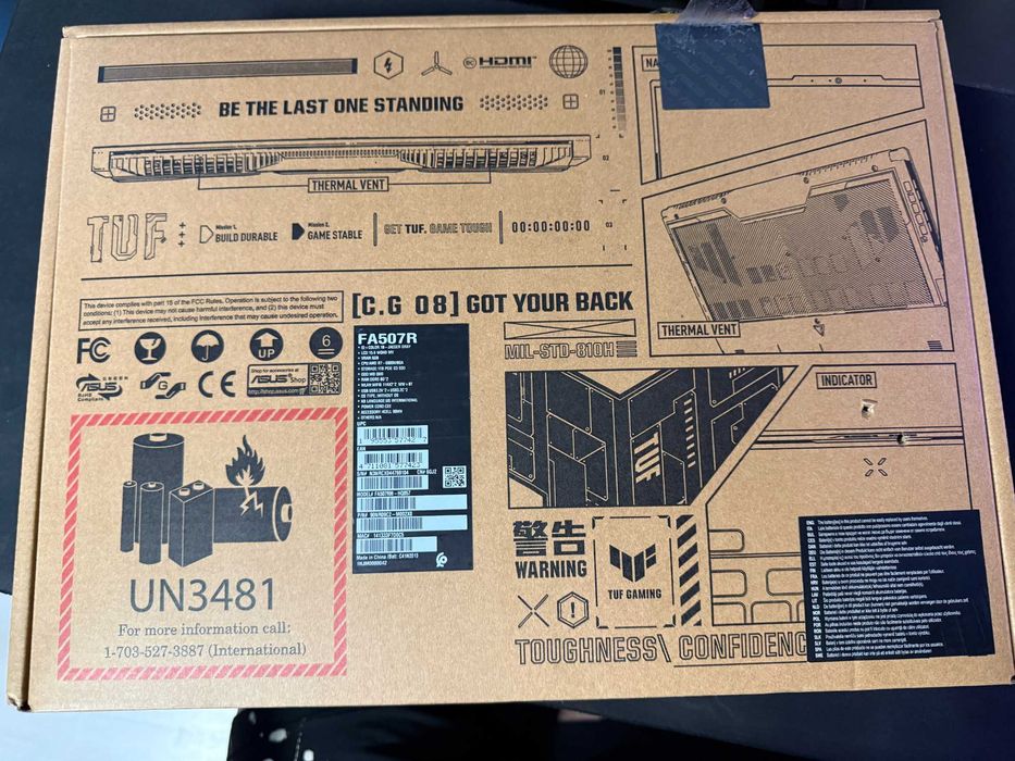 Laptop GAMING - Asus TUF A15.6 inch 2560x1440 165 HZ | 32GB RAM DDR5 | RTX 3060 | Ryzen 7 6800H | SSD 990 PRO 1TB