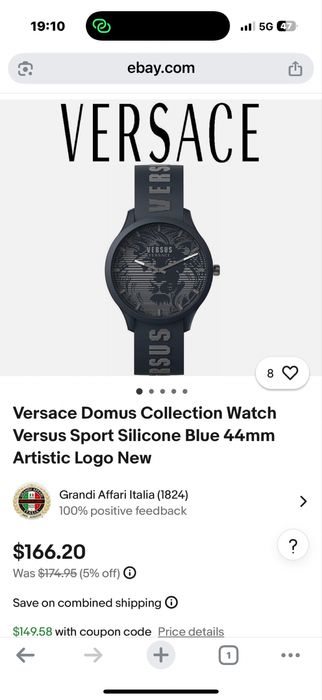 Часовник versache оригинален