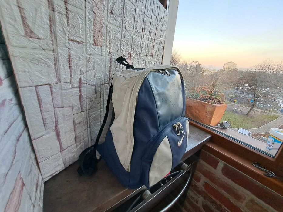 мъжка раница Nike-синя,текстилна чанта,найк,за момче