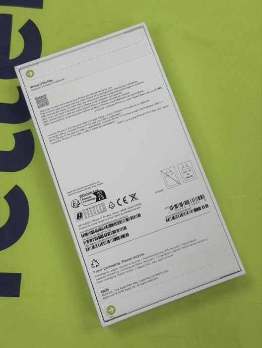 ЗАПЕЧАТАН 256GB iPhone 17 Pro Max Yettel Гаранция 2029 Silver