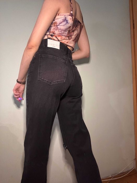 НОВИ широки прави дънки Bershka