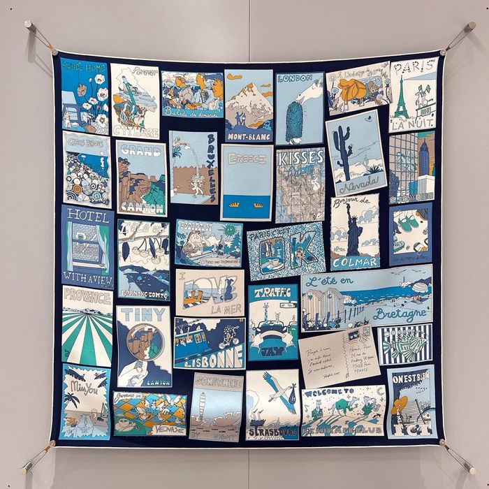 Eşarfa Hermes blue