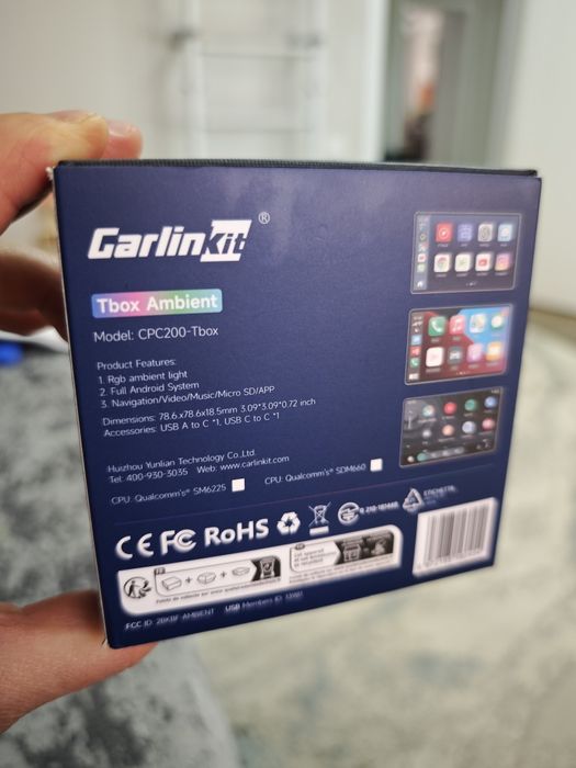 Беспроводной CarPlay/Android Auto