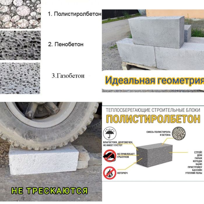 Полистиролбетонные блоки