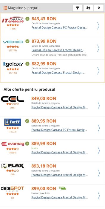 Carcasa Fractal Design Meshify 2 Compact RGB