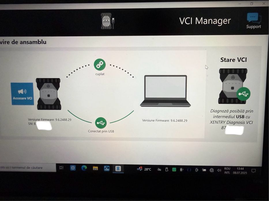 Soft diagnoza/tester 2025 Mercedes Benz Xentry