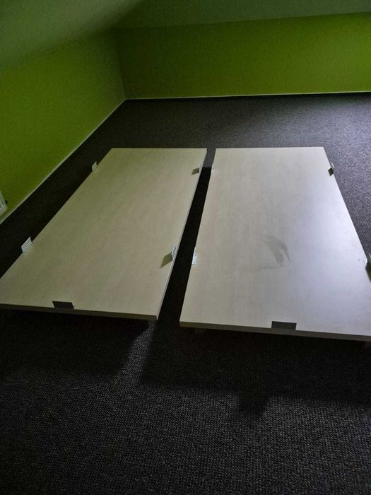 Paturi joase copii - cu tablie in forma de casa si saltele