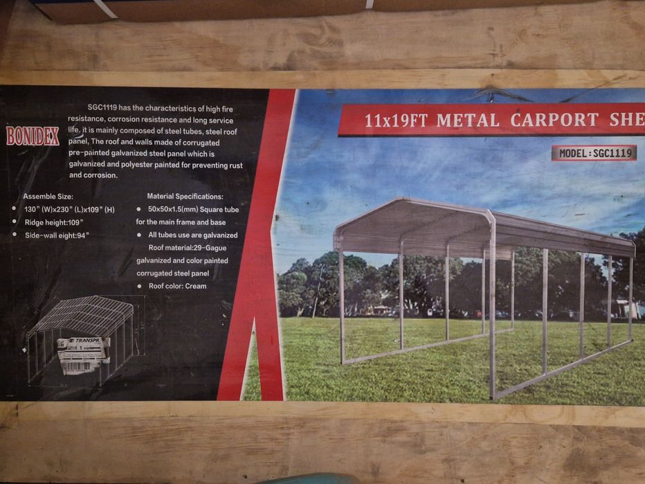 Паркинг навес за автомобил кола градина