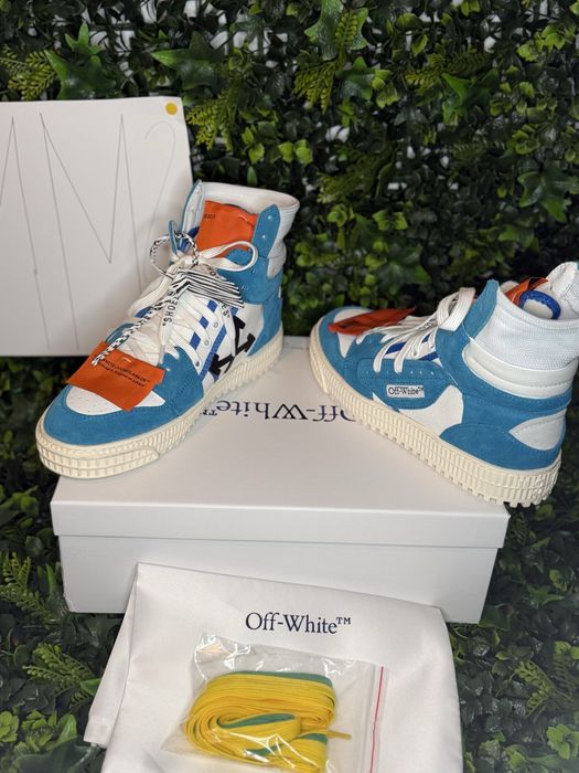 Adidasi/Sneakers Off-White off court 3.0 white and blue