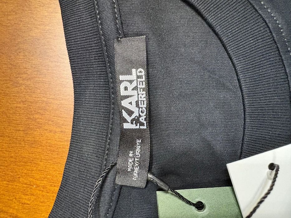 Tricou S Negru Karl Lagerfeld nou nepurtat cu etichetă roz