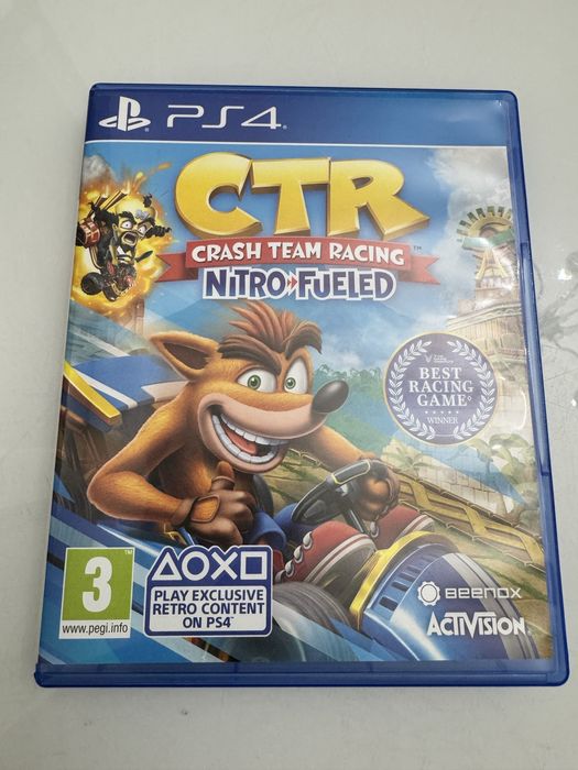 Диск PS4 Crash Team Racing Nitro-Fueled