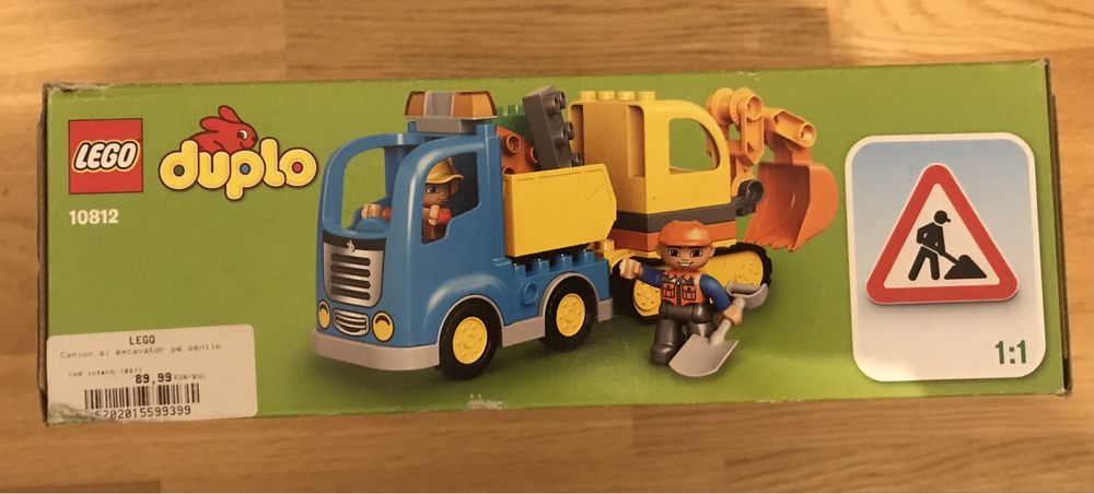 Lego duplo truck & tracked store excavator 10812