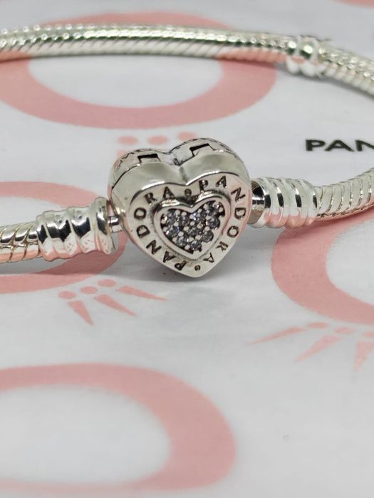 Brățara Nouă Pandora Moments Heart Argint S925 Ale