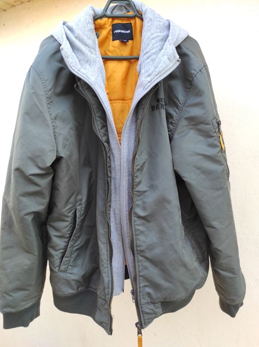 Geaca Fishbone  cu hanorac