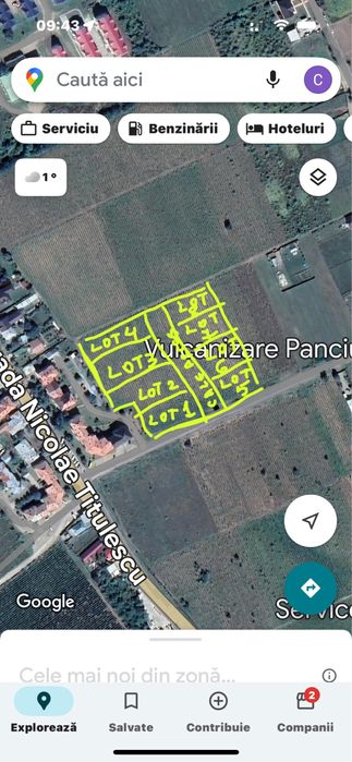 Teren in Panciu pe variantă