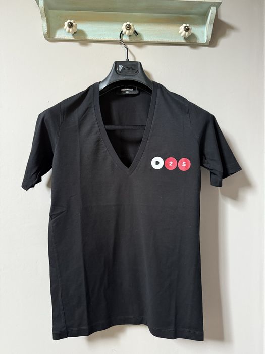 Черна дамска тениска DSQUARED