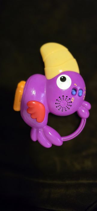 Jucărie muzicală pentru bebeluși – papagal colorat cu lumini și sunete