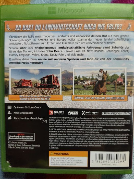 Farming simulator 19, 17, 15 Xbox one