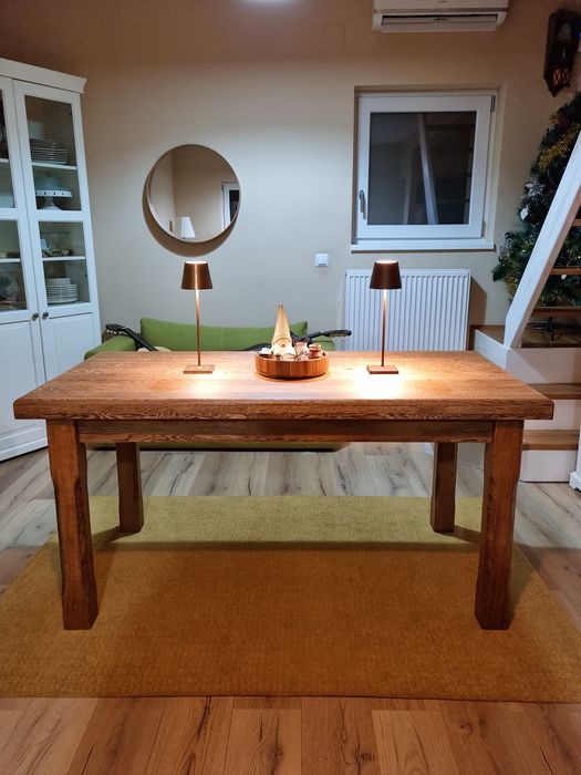 Masa Stejar negru masiv premium!