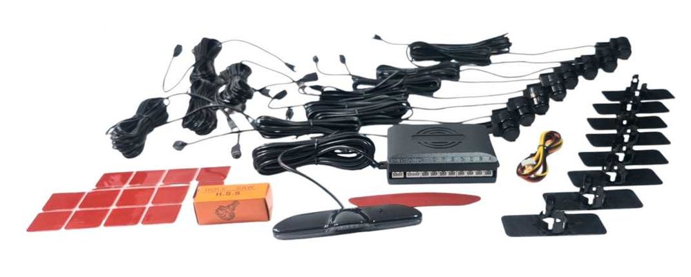 Паркинг сензор с LED slim дисплей и 8 датчика