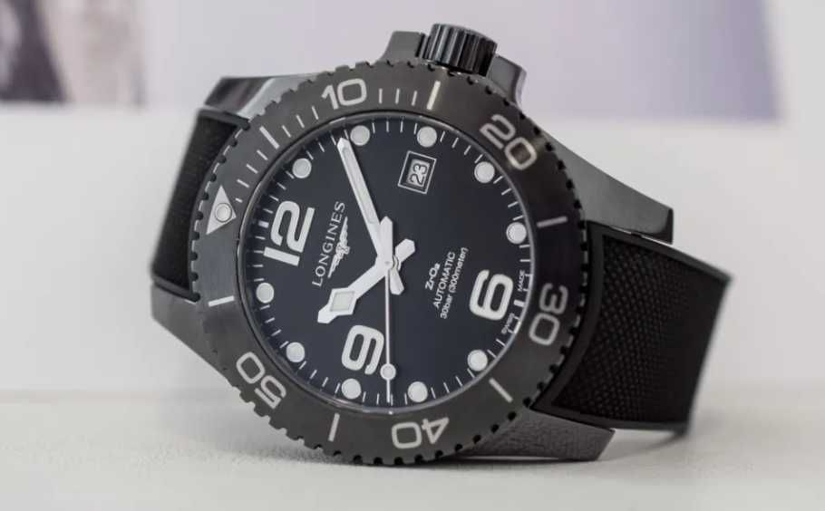 Longines Hydroqonquest black ceramic 43mm