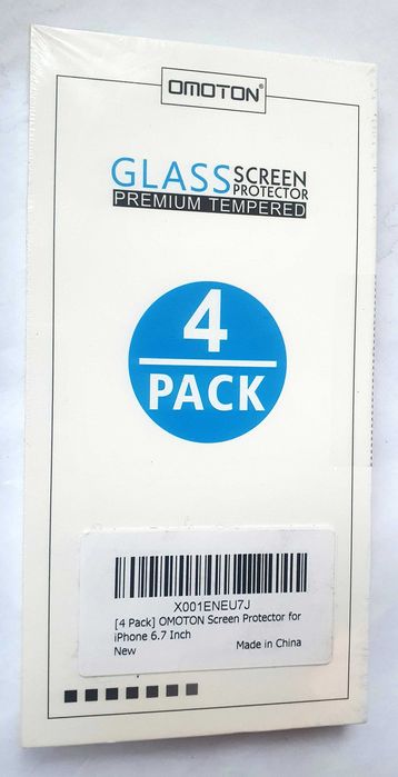 Set 4 folii protectie telefon din sticla securizata ecran 6.7 inch