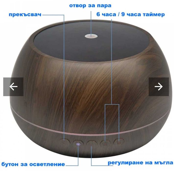 Арома дифузер 7 цвята