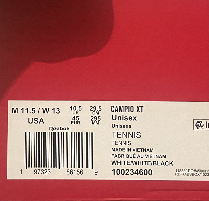 Кроссовки Reebok Campio XT Shoes