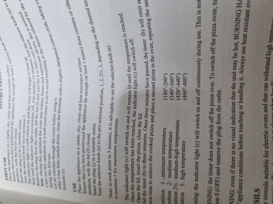 Che pizza cuptor electric