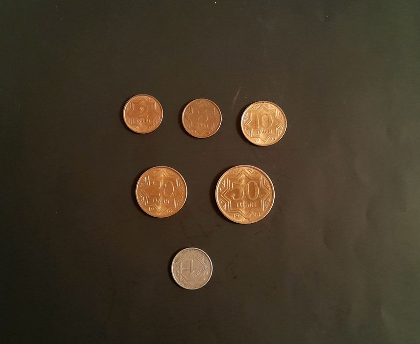 Набор тиынов Казахстана