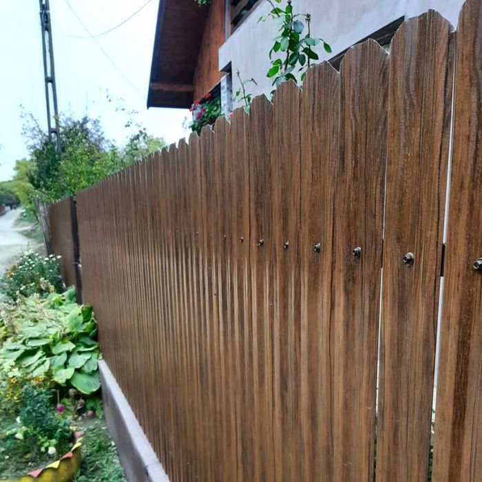 Метална ограда за двор орех-оградка за двор