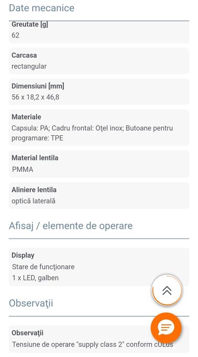 Senzor optic retro-reflexiv ifm/ NOS