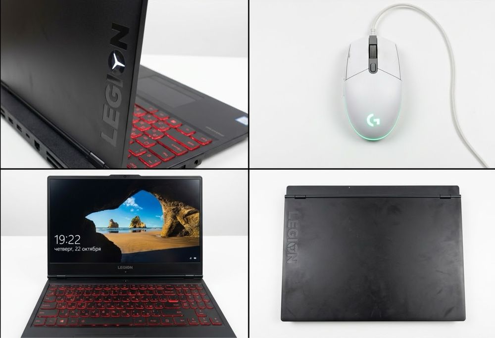 Игровой ноутбук Lenovo Legion (i5 / GTX 1660 Ti) + мышь Logitech G102
