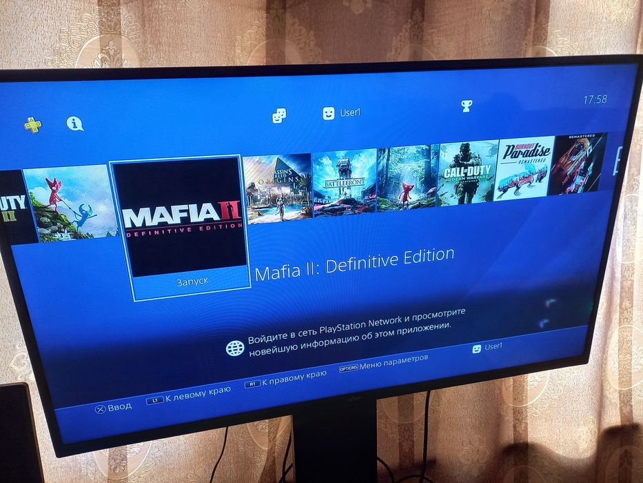 PS4 tiniq 1TB hotirasi o'yinlar yozigan yangi djoystik bor plombasi bo