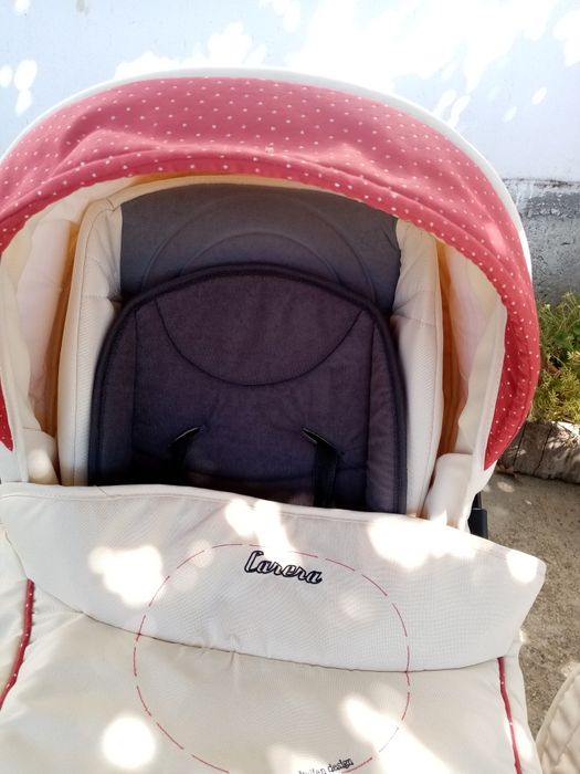 Количка с лятен. И зимен кош. Зимния  почти нов. С  едно  резервно  ко