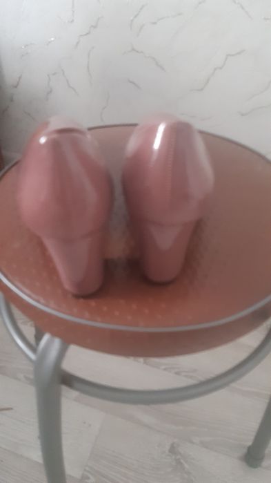 Туфли каблук лак