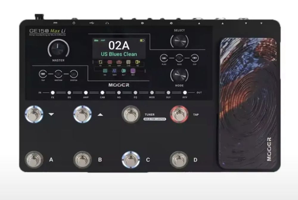 Mooer 150 max li Гитарный процессор.