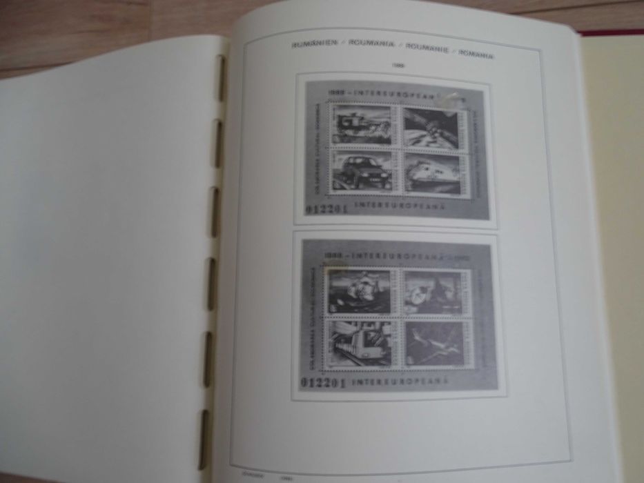 Romania 1980-1989 - Album pentru timbre gol (Lot 74)