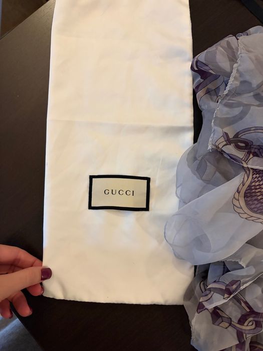 шал Chanel Gucci Italy коприна