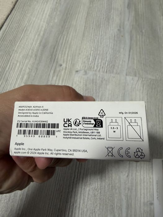 Casti Apple Airpods 4 Noi/Sigilate