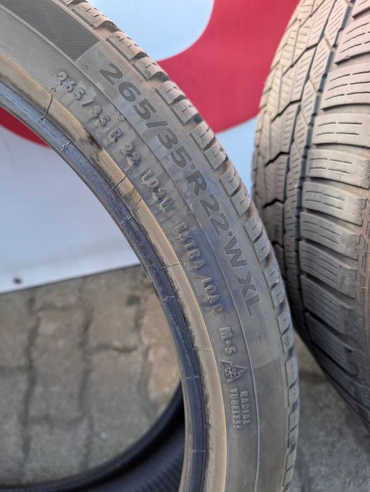 Set 4 Cauciucuri Iarnă CONTINENTAL 265/35 R22 (2x DOT 2025 + 2x DOT 2020/2021)