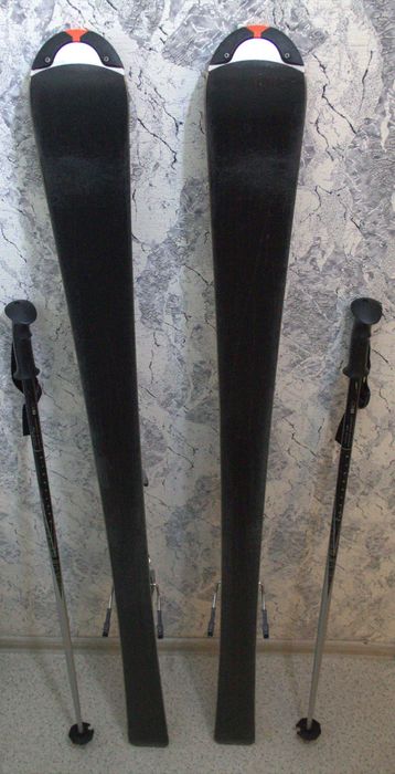 Горные лыжи Rossignol 162 см + крепления + палки