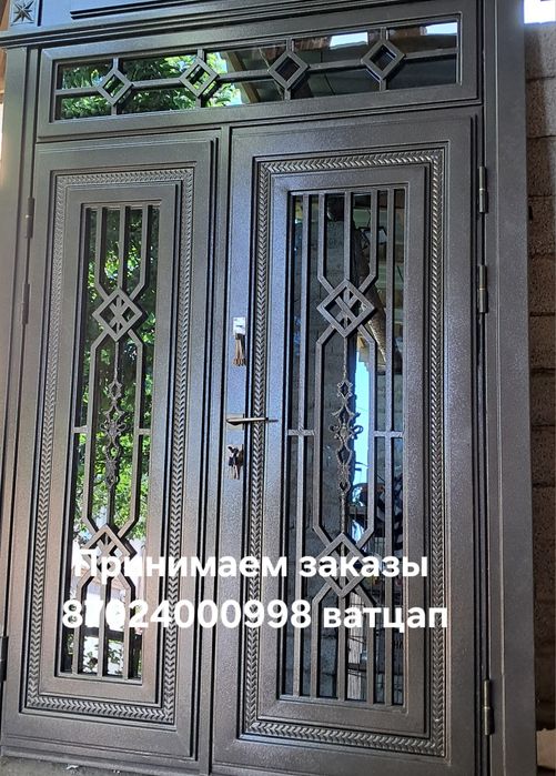 Железные выходные двери