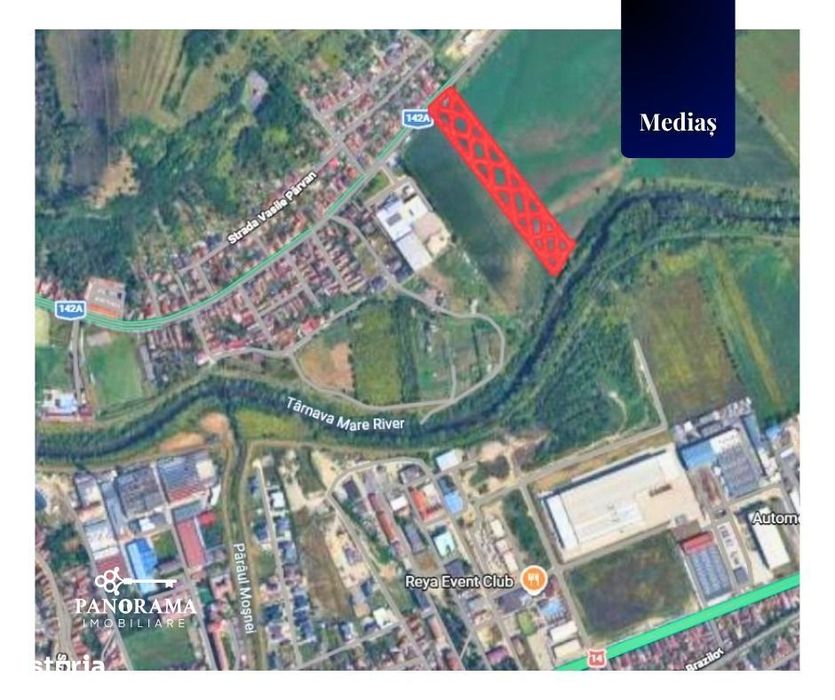 Teren intravilan de 10300 mp de vânzare Mediaș