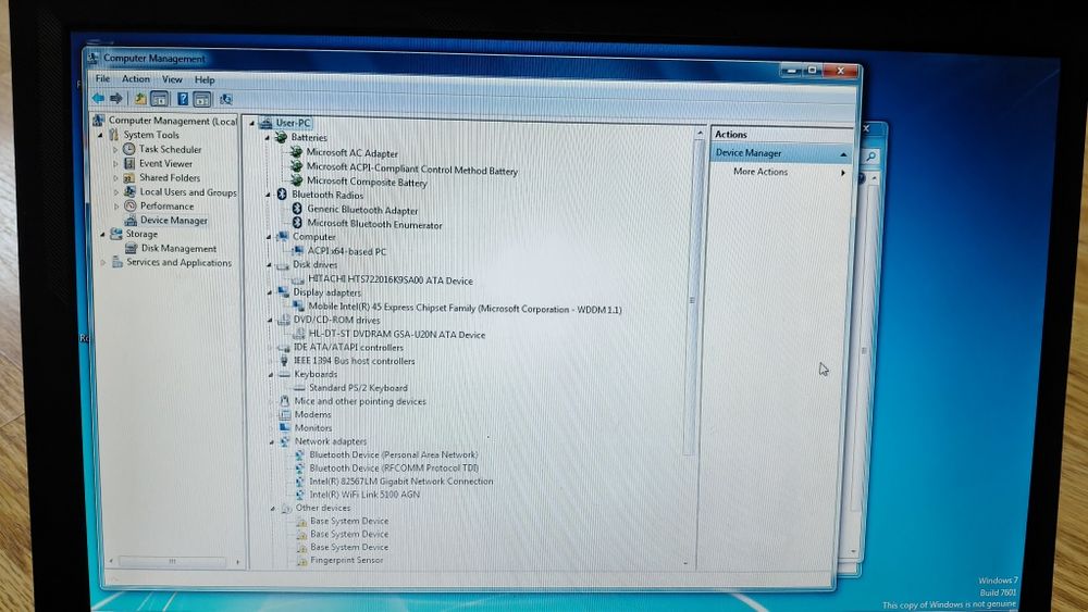 Laptop Lenovo  T500