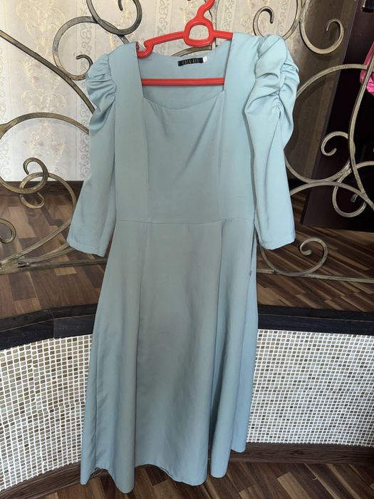 Классическое Платье светло-зелёное Klassik ko’ylak chiroyli