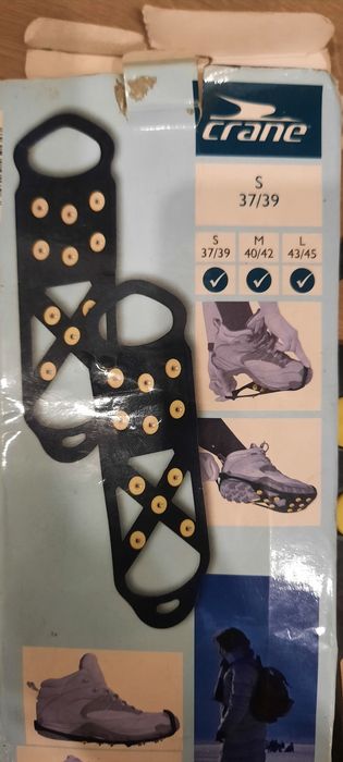 Crampoane antiderapante antialunecare de iarna pentru ghete, NOu