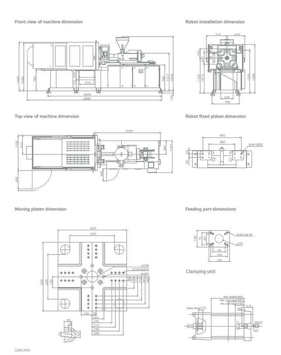 Термопластавтомат TEDERIC 130 тонн (ТПА)